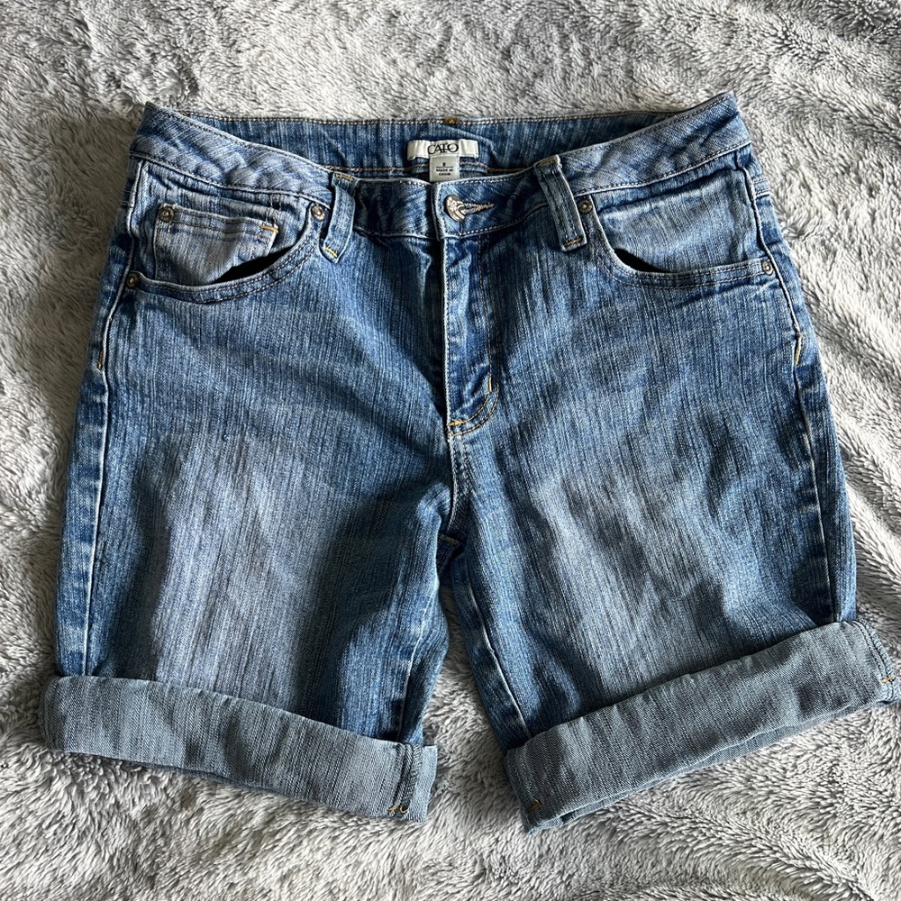 Cato Women's Blue Denim Shorts